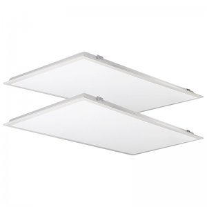 2x4 LED Backlit Panel Lights - 5,000 Lumens - 50W Dimmable Light Fixture - 2 Pack - 4000K - Natural White - 2 Pack