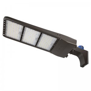 500W LED Parking Lot/Shoebox Area Light w/ Optional Photocell - 200-480V - 70,000 Lumens - 2,000W Metal Halide Equivalent - 5000K - Square/Round Fixed Arm Mount