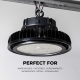 400W UFO LED High Bay Light - 50,000 Lumens - 1,500W MH Equivalent - 5000K