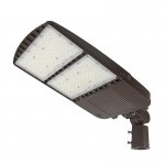 240W LED Parking Lot Light - Shoebox Area Light with Knuckle Slipfitter Mount - 33600 Lumens - 750W MH Equivalent - 4000K / 5000K