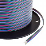 22 Gauge Wire - Four Conductor RGB Power Wire