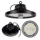 150W Black UFO LED High Bay Light - Programmable Motion Sensor - 22000 Lumens - 400W MH Equivalent