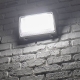 120W LED Wall Pack - Integrated Photocell - 15600 Lumens - Glass Lens - 1000W MH Equivalent - 5000K