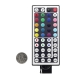 RGB LED Controller with Wireless IR Remote - Dynamic Color-Changing Modes - 3 Amps/Channel