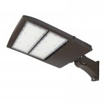 LED Parking Lot Light - 240W Shoebox Area Light With Optional Photocell - Pole Mount - 750W Metal Halide Equivalent - 32,400 Lumens - 5000K