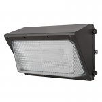 120W LED Wall Pack w/ Integrated Photocell - 12,000 Lumens - Glass Lens - 400W Metal Halide Equivalent - 5000K