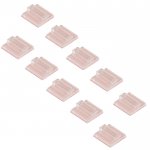 10mm LED Strip Light Mounting Clips With Adhesive Backing - 10 Pack