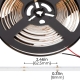 5m Single Color COB LED Strip Light - COB Series LED Tape Light - 24V - IP20