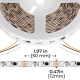 5m Digital RGB LED Strip Light - 18 LEDs/ft - Addressable Color-Chasing LED Tape Light - 12V - IP20