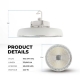 240W UFO LED High Bay - 33,600 Lumens - 1000W MH Equivalent - 5000K