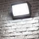 120W LED Wall Pack w/ Integrated Photocell - 12,000 Lumens - Glass Lens - 400W Metal Halide Equivalent - 5000K