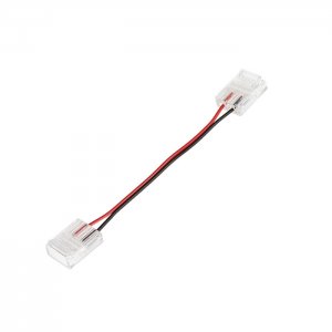 Solderless Clamp-On Jumper Connector - 12mm Single Color LED Strip Lights - 4”