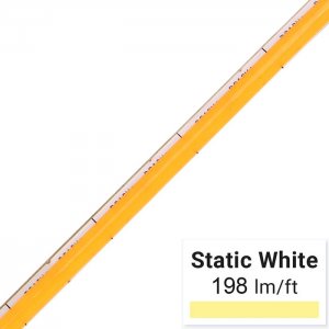 5m UltraBright™ Slim Series White COB LED Strip Light - COB Series LED Tape Light - Wide (5mm) - High CRI - Ultra Narrow - 12V / 24V - IP20