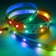 3m Digital RGB LED Strip Light - Single Addressable Color-Chasing LED Tape Light - 5V - IP20