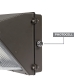 120W LED Wall Pack w/ Integrated Photocell - 12,000 Lumens - Glass Lens - 400W Metal Halide Equivalent - 5000K