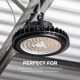 100W UFO LED High Bay Light With Reflector - 14,000 Lumens - 250W MH Equivalent - 5000K