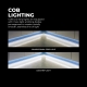 White LED COB Strip Light Kit - 5m Tape Light - 24V - Wireless RF Remote - 302 lm/ft