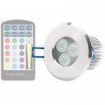 RGB LED Downlight - Waterproof Recessed LED Light (Remote Sold Separately) - 8 Watt - RGB