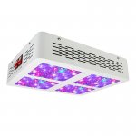 260W Full-Spectrum LED Grow Light - 12-Band Multi Spectrum - Selectable Vegetation and Bloom Switches