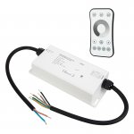 Waterproof 4 Channel Receiver with Single Color Dimming RF Remote - 5 Amps/Channel