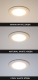 2.5\" Recessed LED Downlight - Puck Courtesy Light Fixture - 90 Lumens - 2700K / 4000K / 5700K