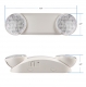 LED Emergency Light - Round Adjustable Lamp Heads - White Housing - 120-347 VAC