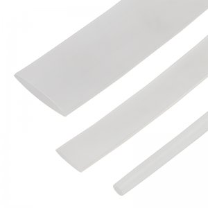 Clear Single Wall Heat Shrink Tubing - 6" Long