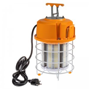 60W LED Temporary High Bay - Linkable LED Area Work Light Fixture - 250W Equivalent - 7500 Lumens