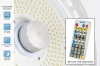 100W White UFO LED High Bay Light - Programmable Motion Sensor - 15500 Lumens - 320W MH Equivalent - 5000K