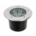 RGB LED In-Ground Well Light - 9 Watt Color Changing Landscape Light - RGB