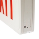 Red LED Exit Sign with Battery Backup - Single or Double Face