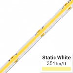 5m UltraBright™ White COB LED Strip Light - COB Series LED Tape Light - High CRI - 12V / 24V - IP20