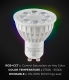 GU10 MiLight RGB+Tunable White LED Bulb - 4-Watt (35-Watt Equivalent) - 280 Lumens - RF Remote Optional