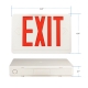 Red LED Exit Sign with Battery Backup - Single or Double Face