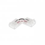 Solderless Clamp-On Left / Right ‘L’ Wire Connector - 12mm Single Color LED Strip Lights - 22 AWG