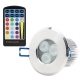 RGB LED Downlight - Waterproof Recessed LED Light (Remote Sold Separately) - 8 Watt - RGB