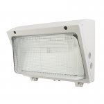 120W White LED Wall Pack - 15600 Lumens - Glass Lens - 1000W MH Equivalent - 5000K