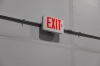 Red LED Exit Sign with Battery Backup - Single or Double Face