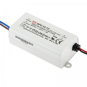 Mean Well LED Switching Power Supply - AP Series 12-35W Single Output LED Power Supply - 12V DC