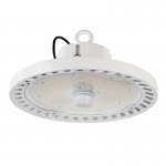 200W White UFO LED High Bay Light - Programmable Motion Sensor - 30000 Lumens - 750W MH Equivalent - 5000K