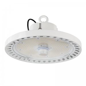 200W White UFO LED High Bay Light - Programmable Motion Sensor - 30000 Lumens - 750W MH Equivalent - 5000K