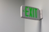 LED Exit Sign w/ Battery Backup - Single or Double Face