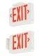 Red LED Exit Sign with Battery Backup - Single or Double Face