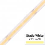 5m Outdoor (IP65) UltraBright™ White COB LED Strip Light - COB Series LED Tape Light - High CRI - 12V/ 24V