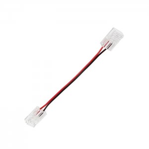 4" Solderless Clamp-On Jumper Connector - 10mm Single Color LED Strip Lights