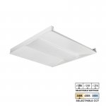 2x2 Recessed LED Troffer Light - Selectable Wattage and CCT - Up To 4,445 Lumens - 25W / 30W / 35W - 3500K / 4000K / 5000K