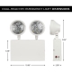 Dual-Head NYC Emergency Light with Battery Backup - Adjustable Light Heads