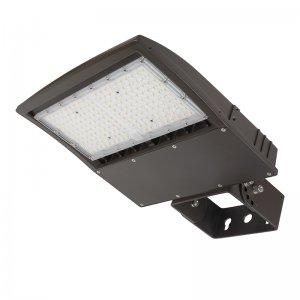 LED Parking Lot Light - 150W Shoebox Area Light with Optional Photocell - Trunnion Mount - 400W Metal Halide Equivalent - 20,250 Lumens - 5000K